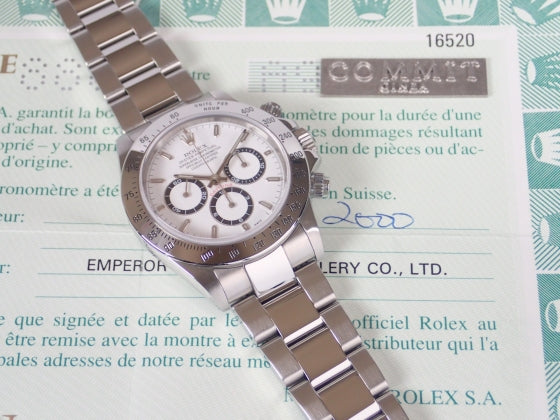 Rolex Daytona El Primero White Dial A9 Ref.16520