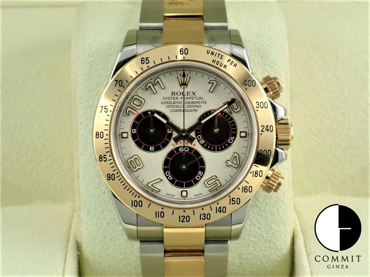 Rolex Daytona combination model, white x black dial, V serial number &lt;Warranty, box, etc.&gt;