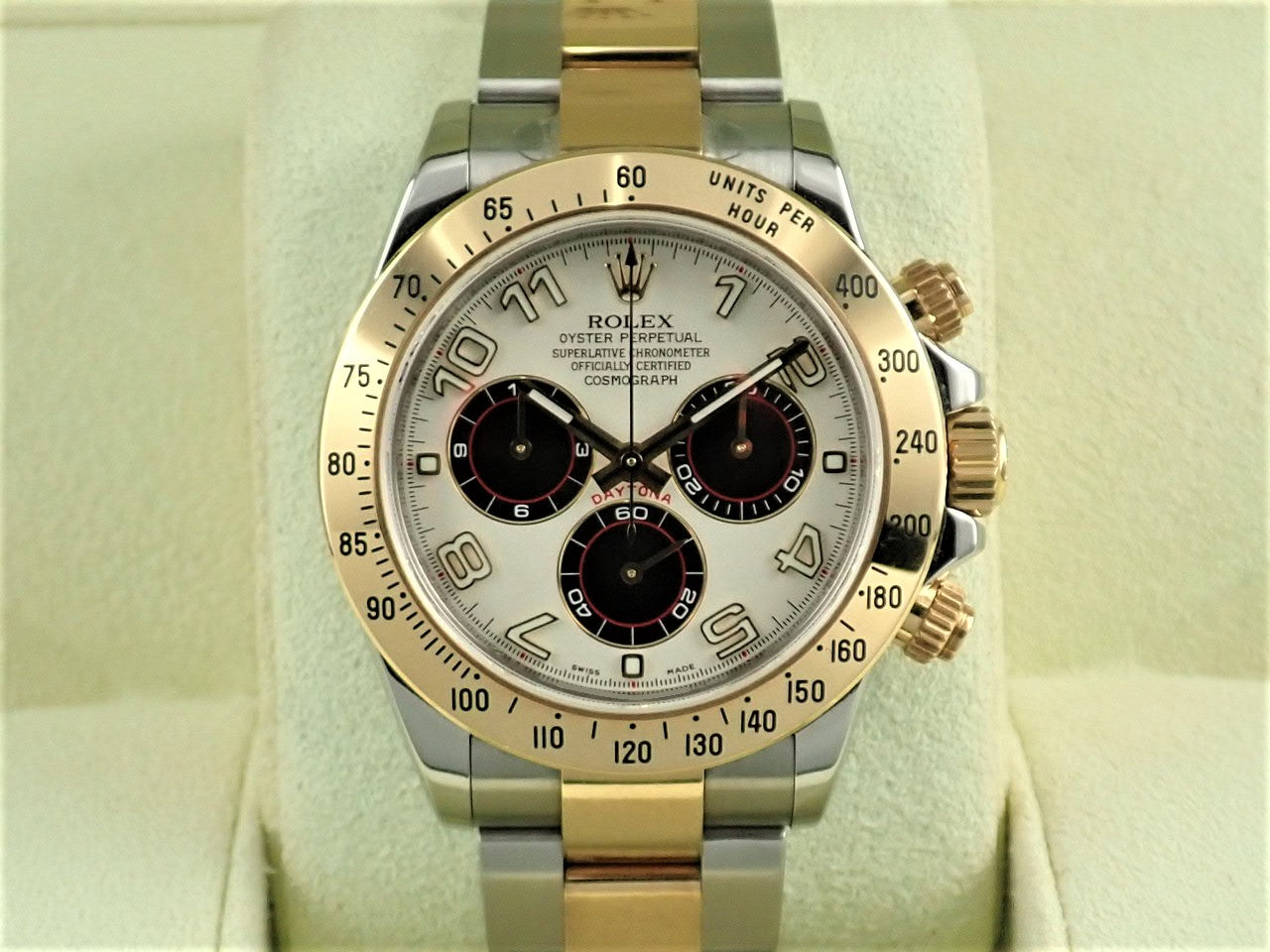 Rolex Daytona combination model, white x black dial, V serial number &lt;Warranty, box, etc.&gt;