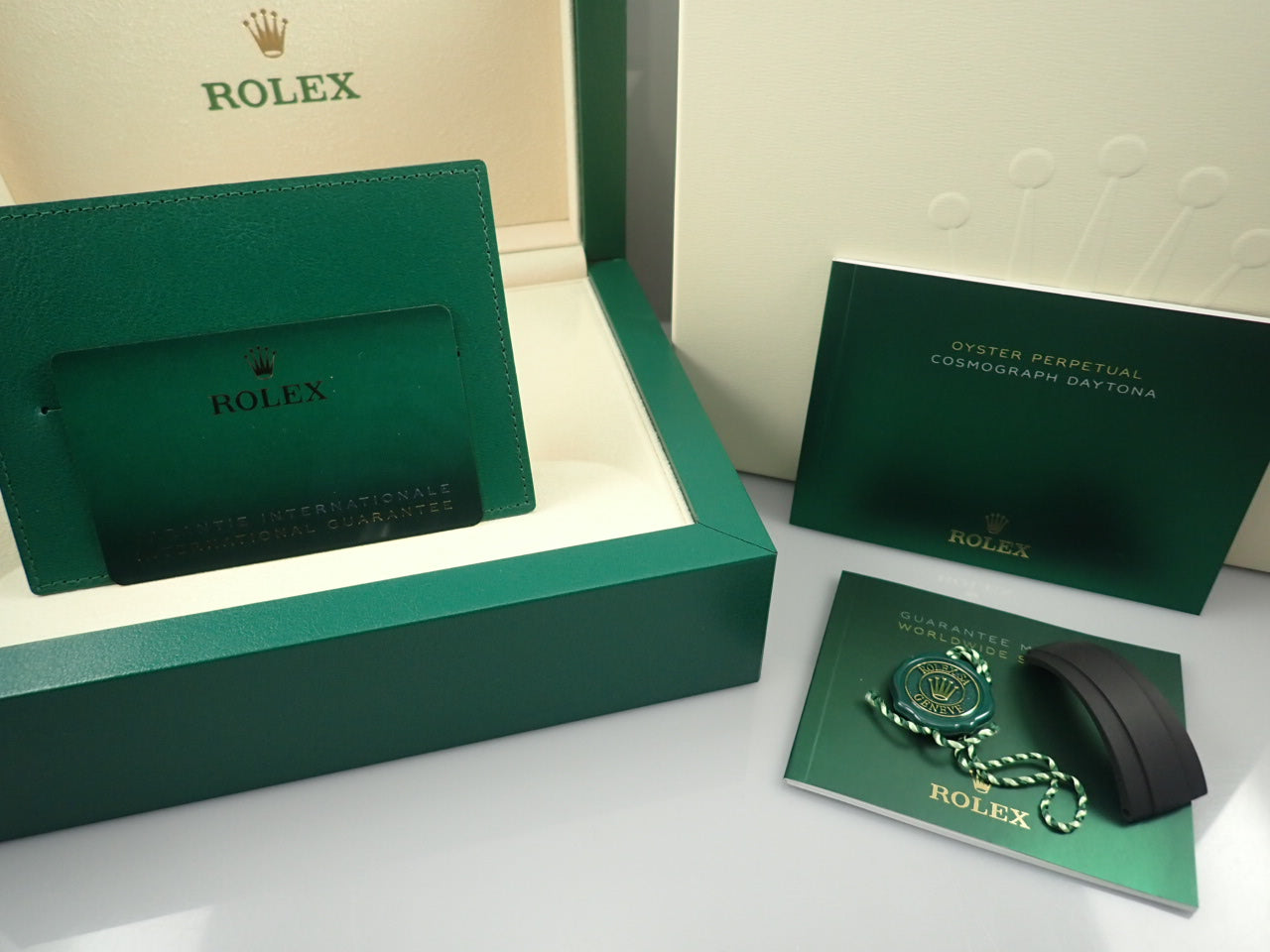 Rolex Daytona Champagne Black Dial &lt;Warranty Box and Others&gt;