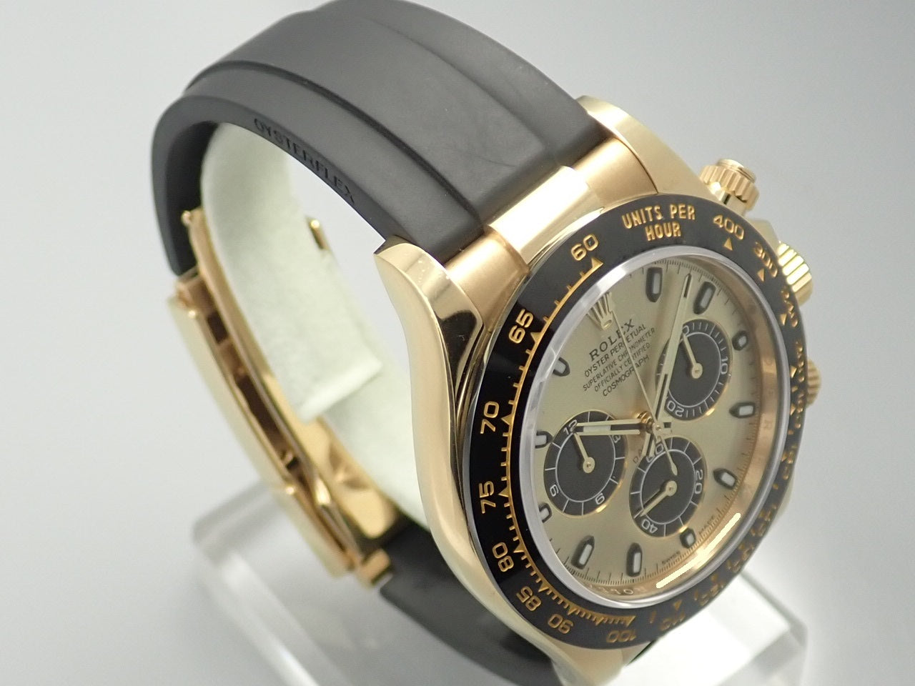 Rolex Daytona Champagne Black Dial &lt;Warranty Box and Others&gt;