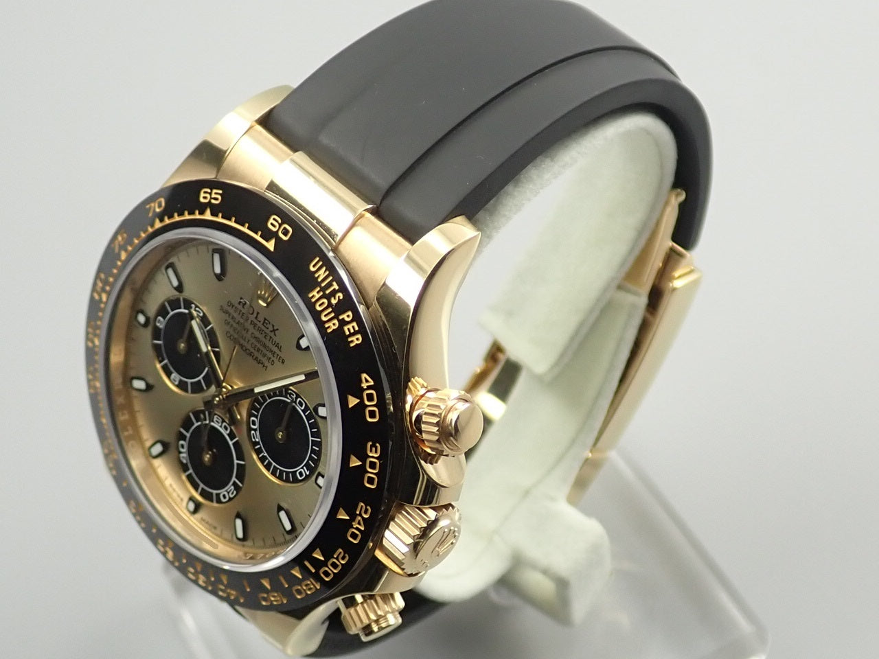 Rolex Daytona Champagne Black Dial &lt;Warranty Box and Others&gt;