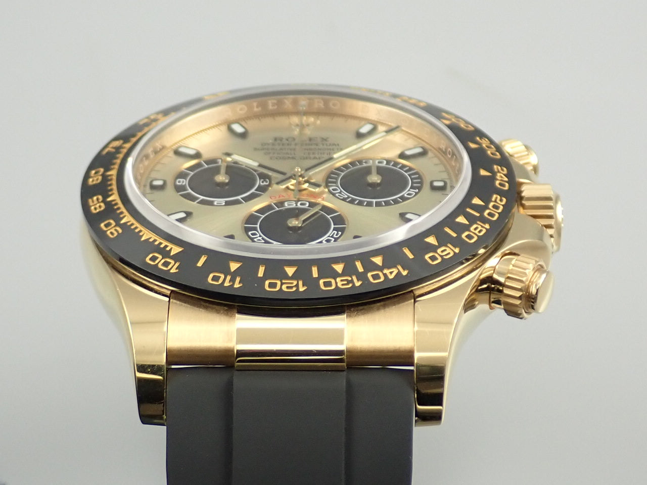 Rolex Daytona Champagne Black Dial &lt;Warranty Box and Others&gt;