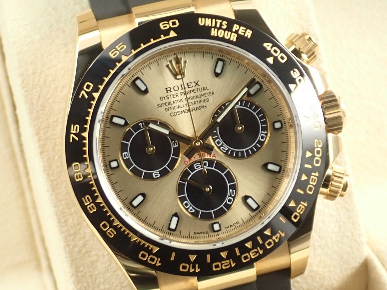 Rolex Daytona Champagne Black Dial &lt;Warranty, Box, etc.&gt;