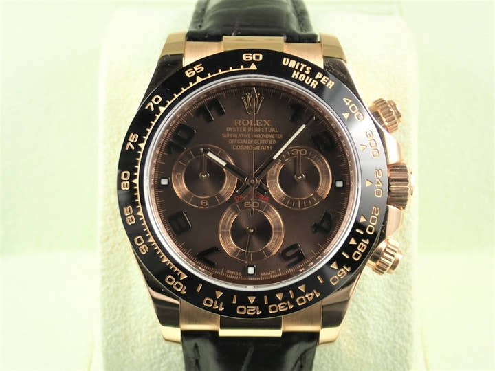 ロレックス デイトナ Ref.116515LN エバーローズゴールド チョコレートxアラビア文字盤