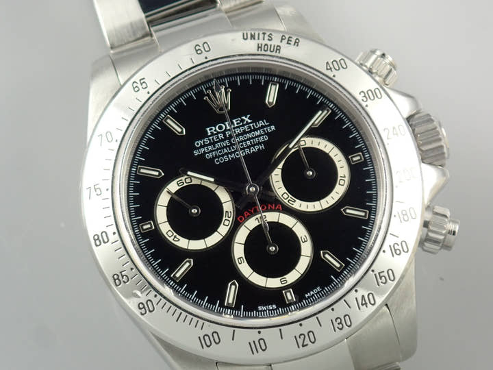 ロレックス デイトナ エルプリメロ Ref.16520 ステンレススチール ブラック文字盤
