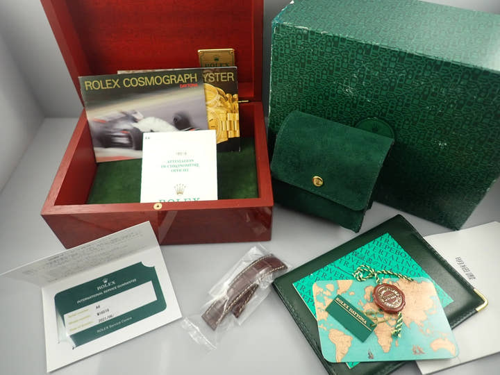 ロレックス デイトナ エルプリメロ Ref.16519G ホワイトゴールド ソーダライトx8Pダイヤ文字盤