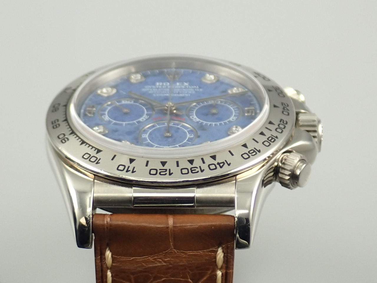 Rolex Daytona Sodalite Dial 8P Diamonds &lt;Warranty Box and Others&gt;