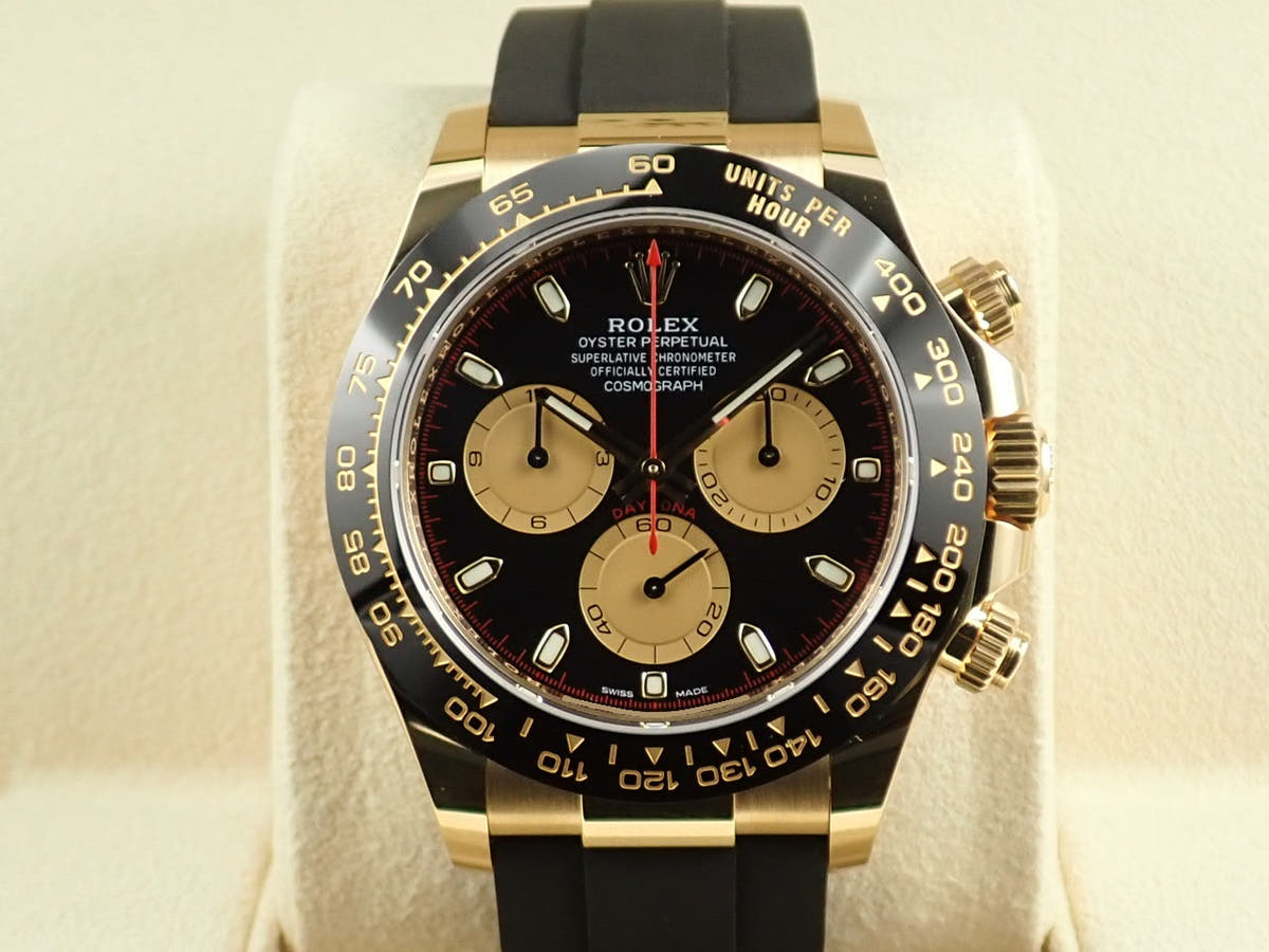 ロレックス デイトナ Ref.116518LN ブラック×シャンパン文字盤 未使用 A31J5749