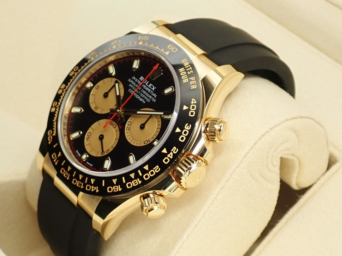 ロレックス デイトナ Ref.116518LN ブラック×シャンパン文字盤 未使用 A31J5749
