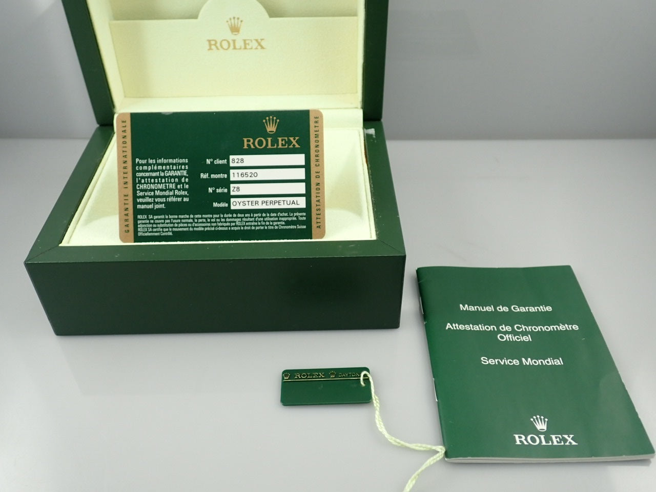 Rolex Daytona &lt;Warranty, inner box, etc.&gt;