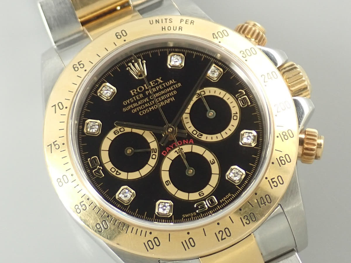 ロレックス デイトナ エルプリメロ Ref.16523 ブラック文字盤 中古 M6M3U8TC