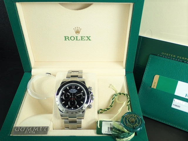 Rolex Daytona Black Dial Random Mirror Buckle [Unused]