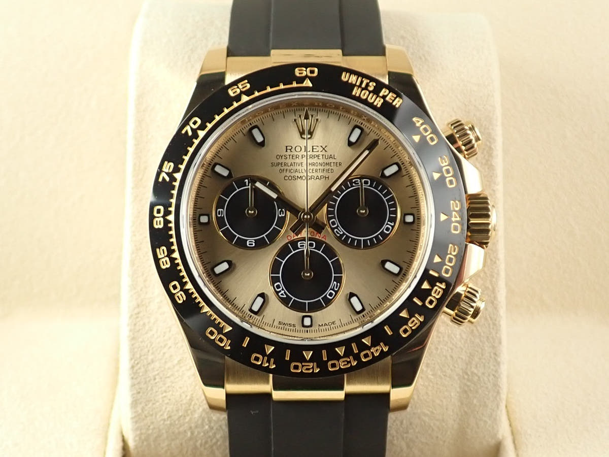 ロレックス デイトナ Ref.116518LN ブラック×シャンパン文字盤 中古 4JH29596
