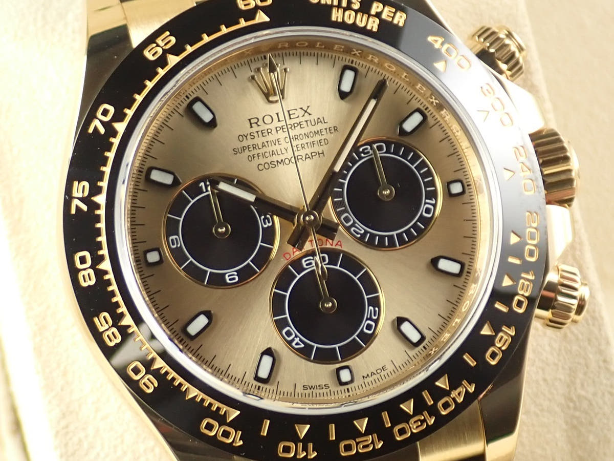 ロレックス デイトナ Ref.116518LN ブラック×シャンパン文字盤 中古 4JH29596