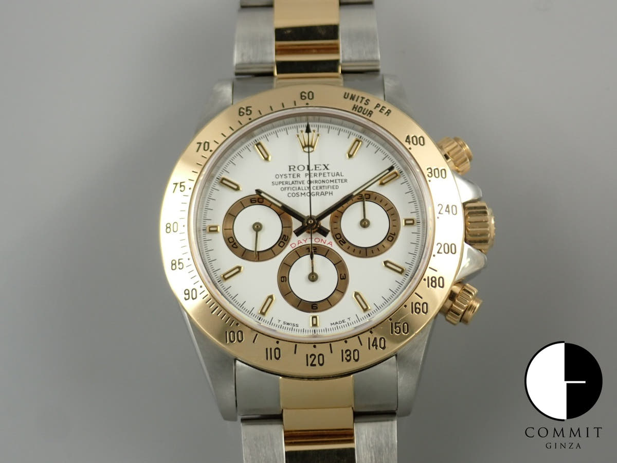 ロレックス デイトナ エルプリメロ Ref.16523 ホワイト文字盤 中古 5W612M9T