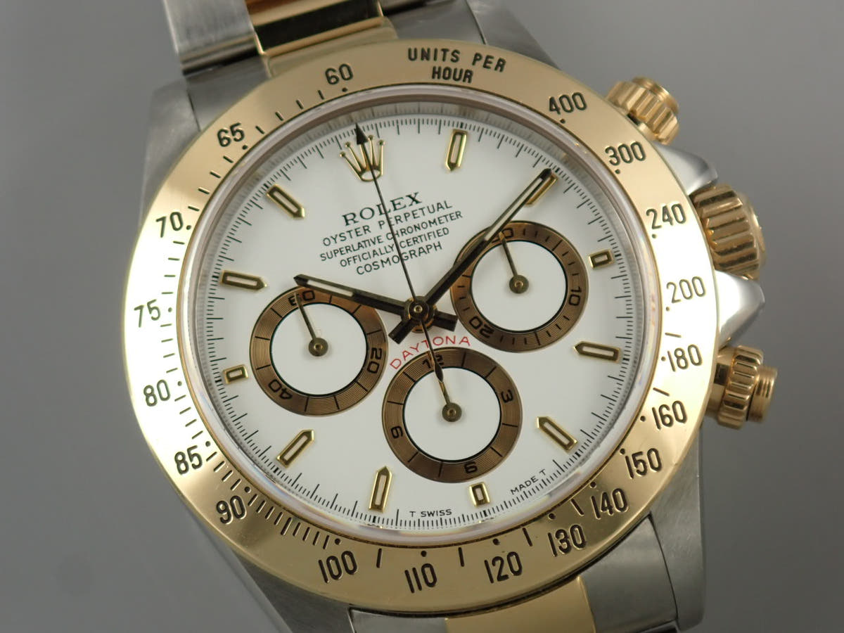 ロレックス デイトナ エルプリメロ Ref.16523 ホワイト文字盤 中古 5W612M9T
