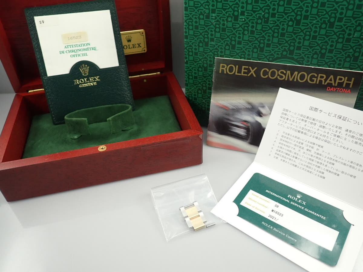 ロレックス デイトナ エルプリメロ Ref.16523 ホワイト文字盤 中古 5W612M9T