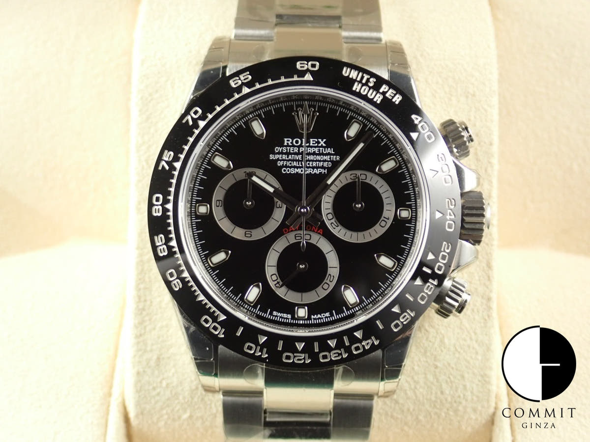ロレックス デイトナ Ref.116500LN ブラック文字盤 デッドストック 7H0UV881
