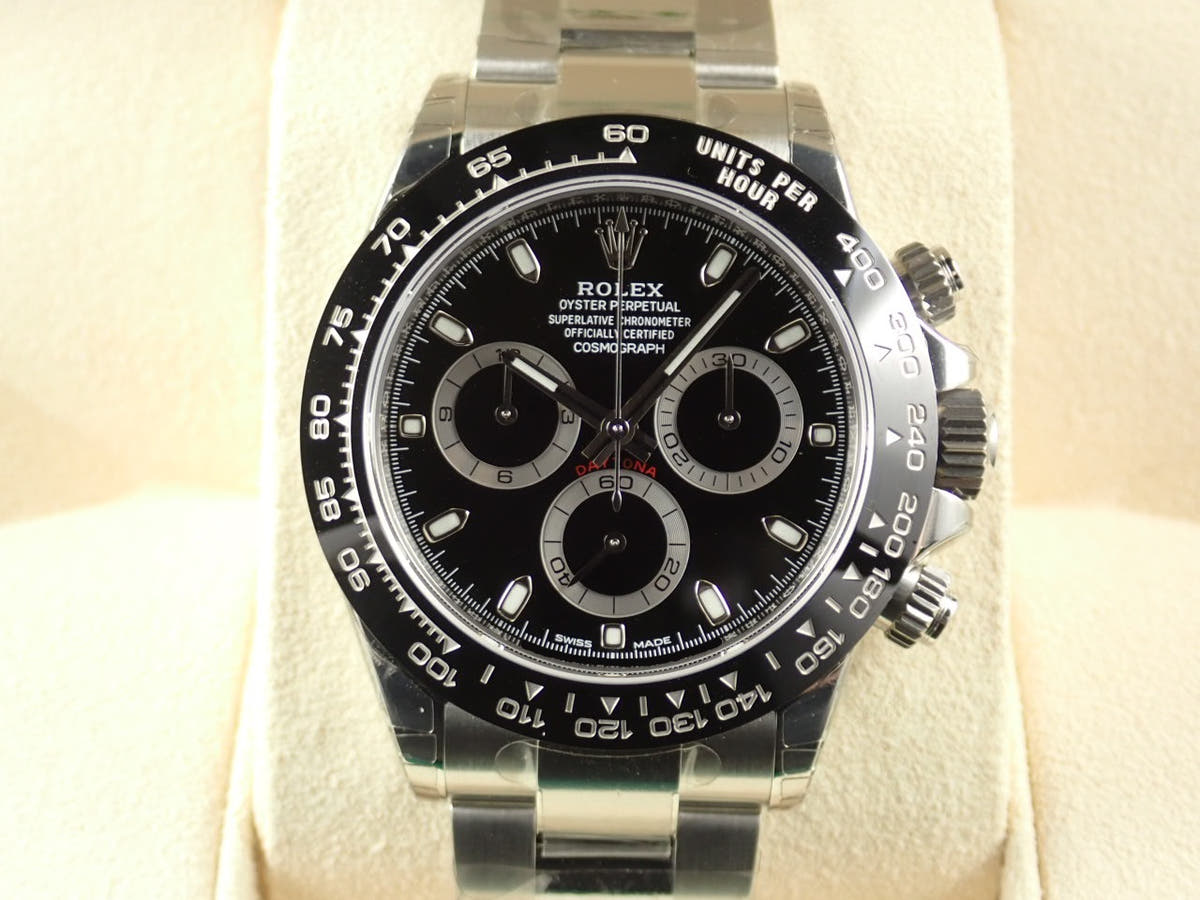 ロレックス デイトナ Ref.116500LN ブラック文字盤 デッドストック 7H0UV881