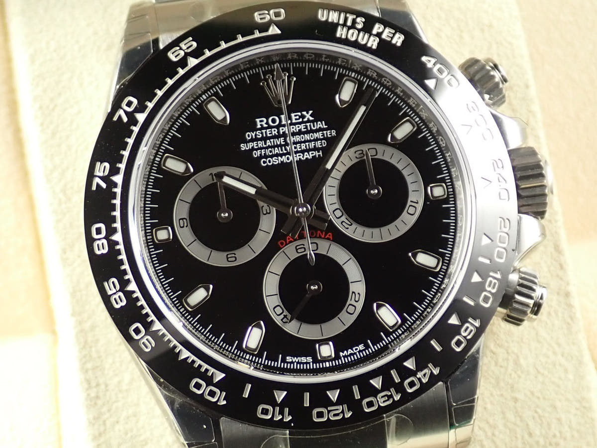 ロレックス デイトナ Ref.116500LN ブラック文字盤 デッドストック 7H0UV881