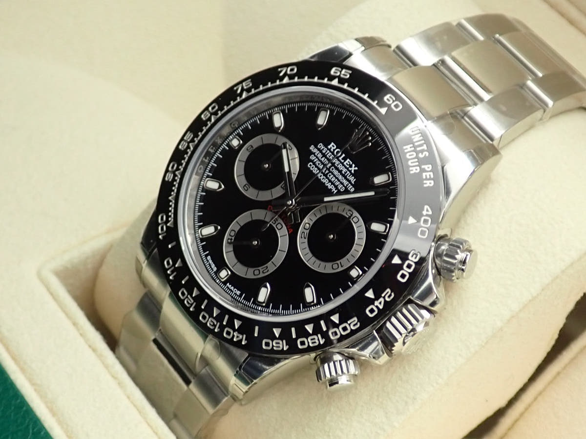 ロレックス デイトナ Ref.116500LN ブラック文字盤 デッドストック 7H0UV881