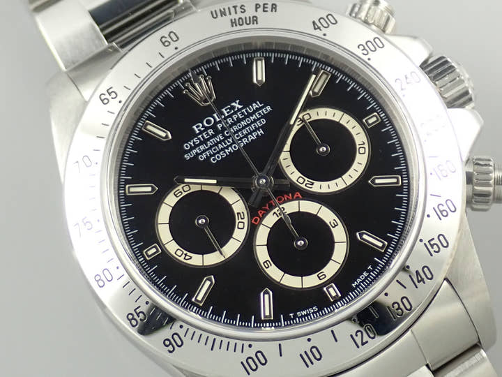 ロレックス デイトナ エルプリメロ Ref.16520 ステンレススチール ブラック文字盤
