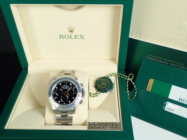 Rolex Daytona Black Dial Random Mirror Buckle [Unused]