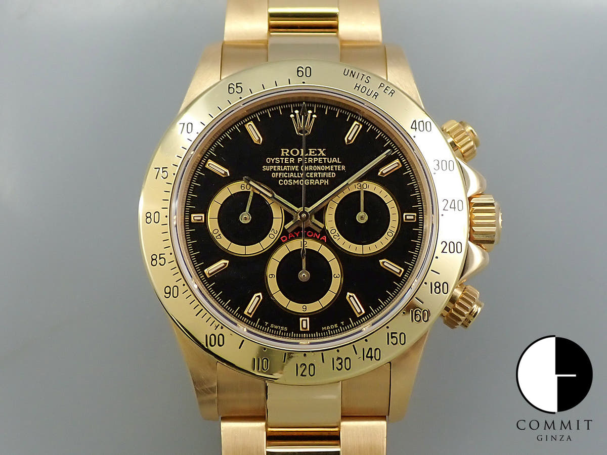 ロレックス デイトナ エルプリメロ Ref.16528 ブラック文字盤 中古 0U2FW8W9