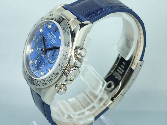 Rolex Cosmograph Daytona Sodalite 8P Diamond