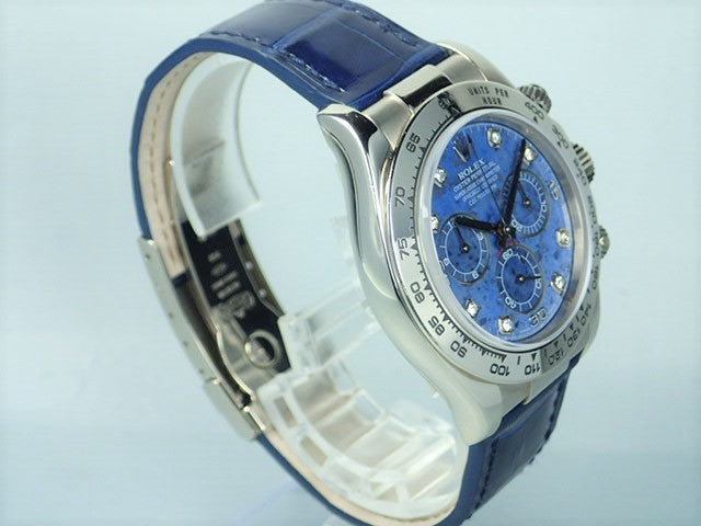 Rolex Cosmograph Daytona Sodalite 8P Diamond