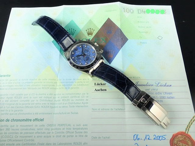 Rolex Cosmograph Daytona Sodalite 8P Diamond