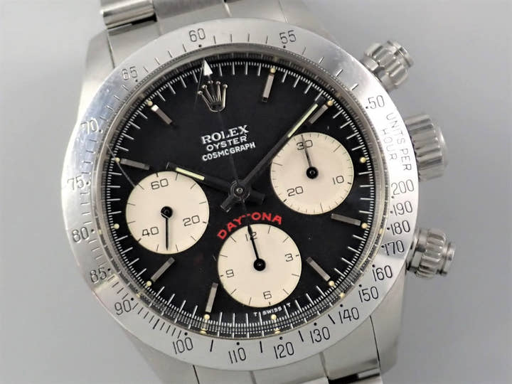 ロレックス デイトナ Ref.6265 ステンレススチール ブラック文字盤