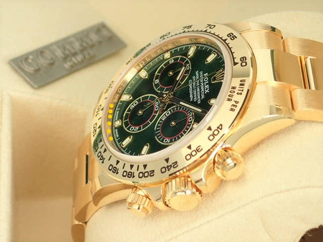 ロレックス デイトナ Ref.116508 グリーン文字盤 未使用 daytona-181