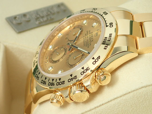 Rolex Cosmograph Daytona Champagne 8P Diamond [Good Condition]