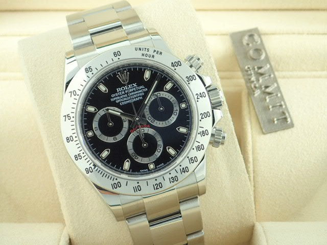 Rolex Daytona Black Dial Random Mirror Buckle