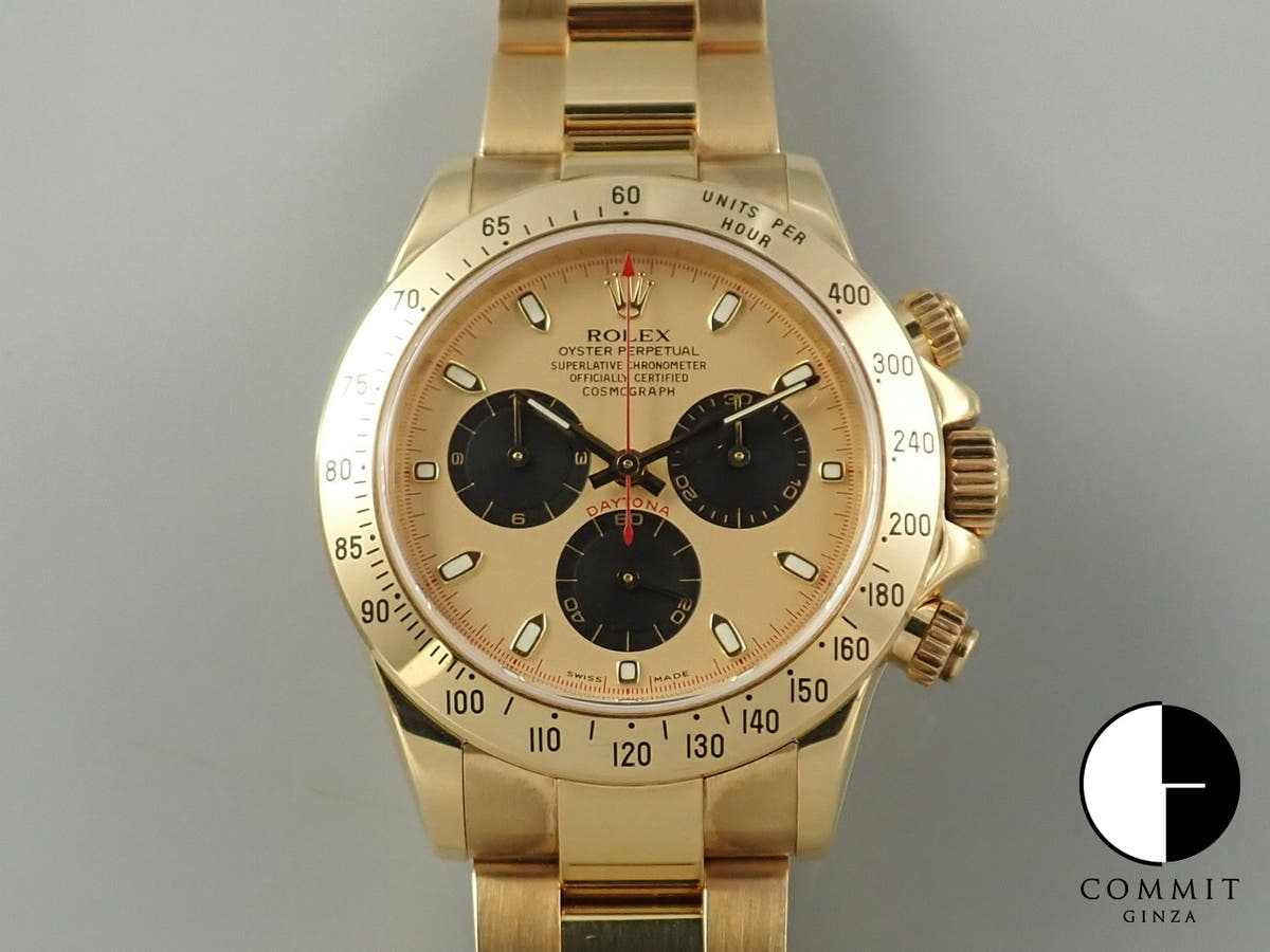 ロレックス デイトナ Ref.116528 シャンパン文字盤 中古 3841921U
