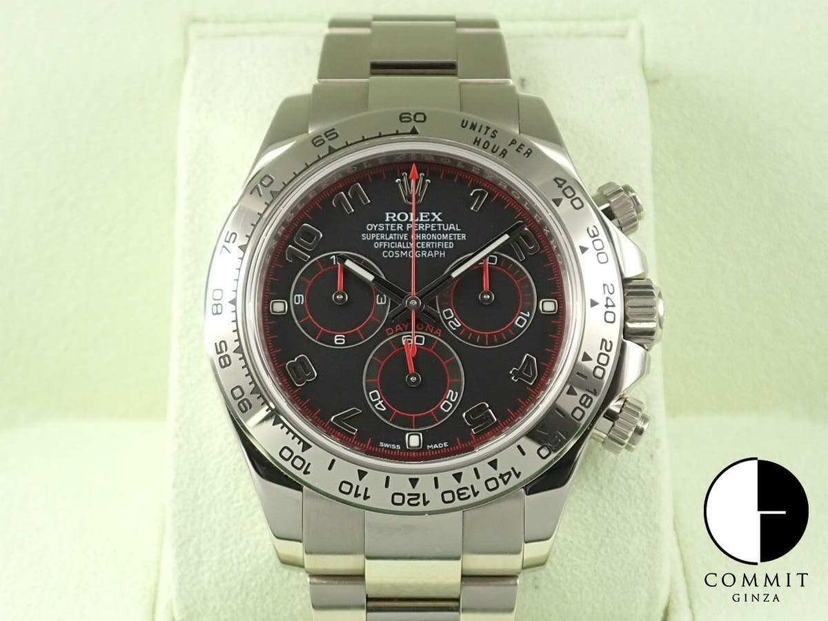ロレックス デイトナ Ref.116509 ブラック文字盤 中古 RH9FSC61