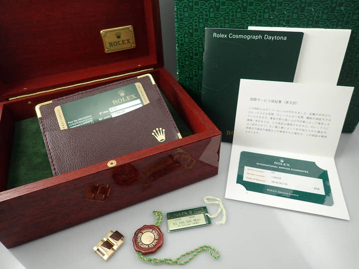 ロレックス デイトナ Ref.116528 イエローゴールド ブラック文字盤