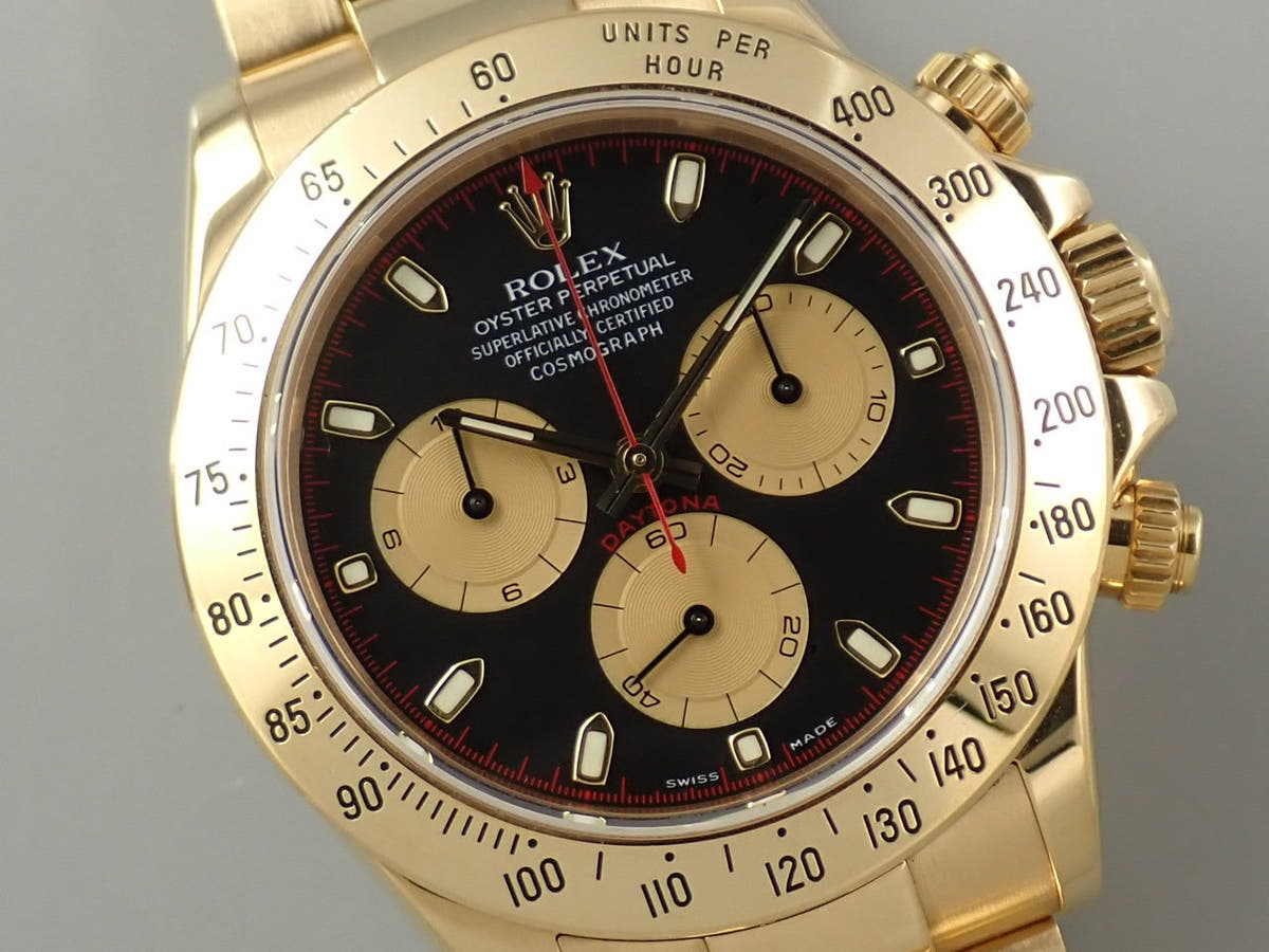 ロレックス デイトナ Ref.116528 ブラック文字盤 中古 0Y595561