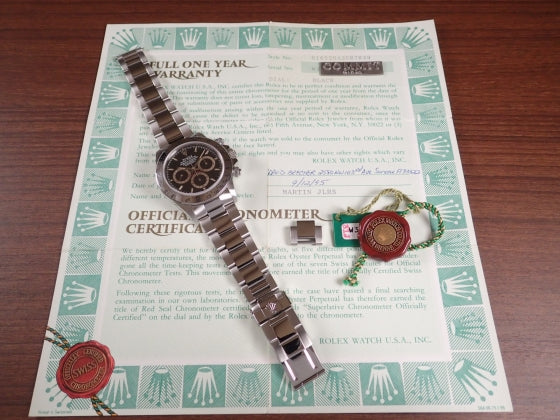 Rolex Daytona Primero Brown Eye W serial