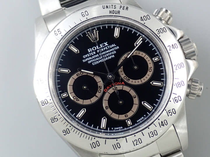 ロレックス デイトナ エルプリメロ Ref.16520 ステンレススチール ブラック文字盤