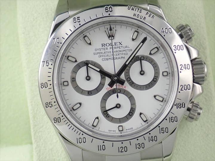 ロレックス デイトナ Ref.116520 ステンレススチール ホワイト文字盤
