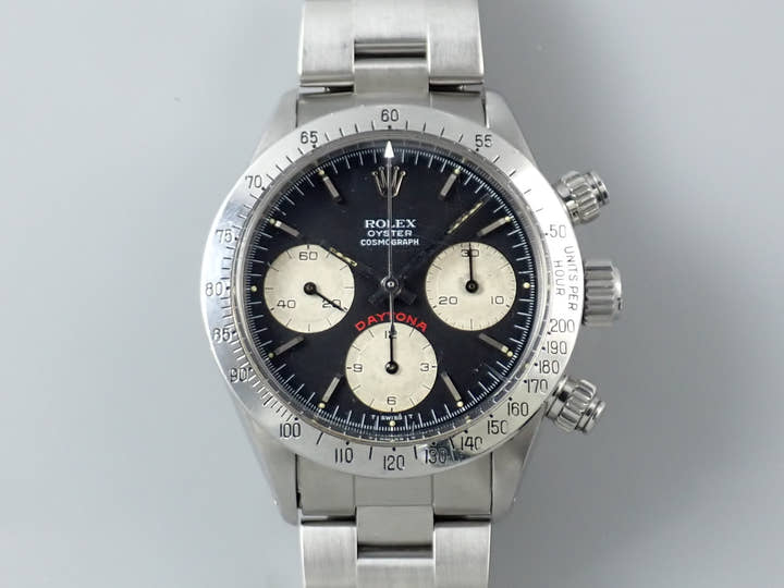 ロレックス デイトナ Ref.6265 ステンレススチール ブラック文字盤