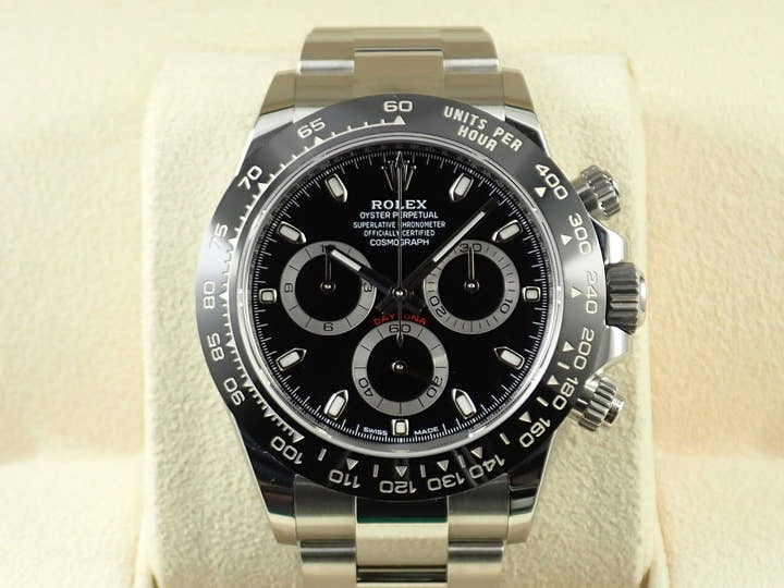 ロレックス デイトナ Ref.116500LN ステンレススチール ブラック文字盤