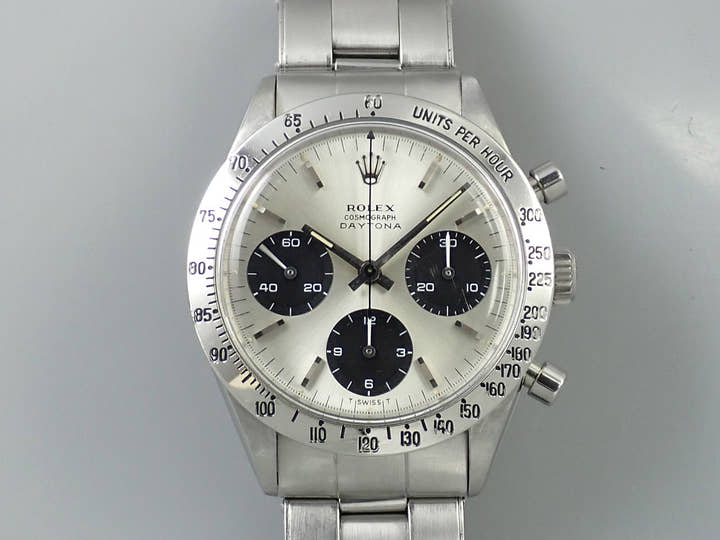 ロレックス デイトナ Ref.6239 ステンレススチール シルバー文字盤