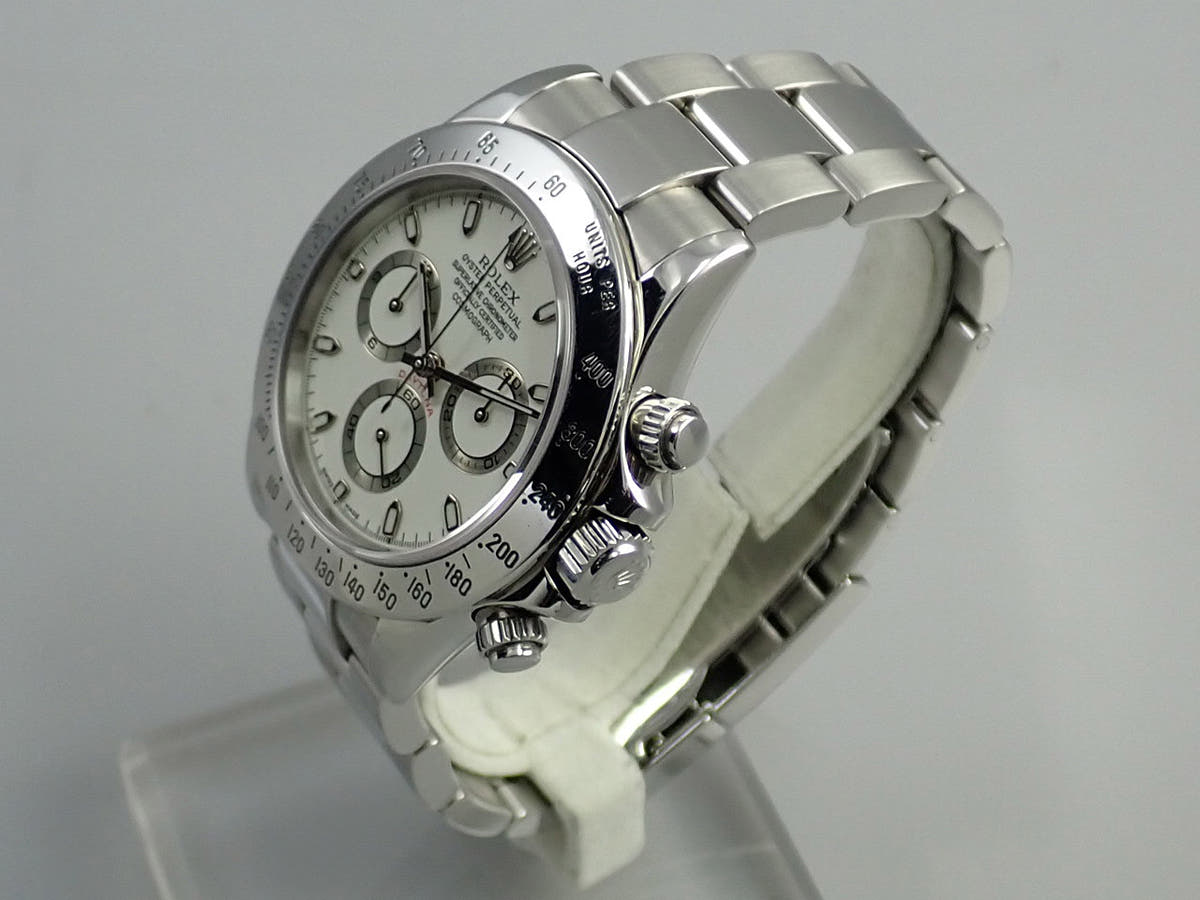 ロレックス デイトナ Ref.116520 ホワイト文字盤 中古 C5USJ0A0