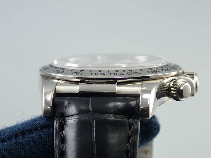 ロレックス デイトナ エルプリメロ Ref.16519 ホワイトゴールド パヴェダイヤx8Pルビー文字盤