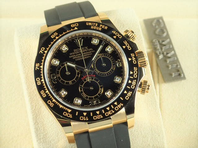 ロレックス デイトナ Ref.116518GLN ブラック文字盤 未使用 daytona-213