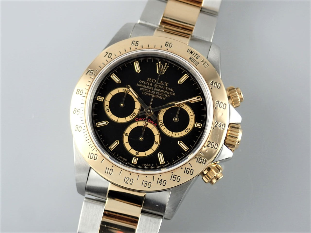 ロレックス デイトナ Ref.16523 ブラック文字盤 中古 daytona-214